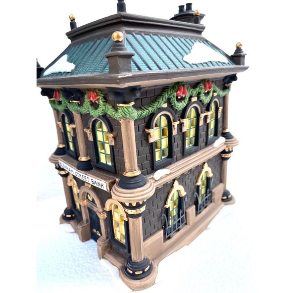 Department 56 Dickens Village Blenham Street Bank With 1996 retired - Picture 2 of 10
